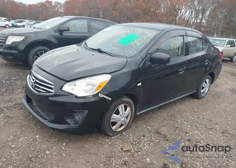 2019 Mitsubishi Mirage G4 Es z USA, uszkodzony, nr VIN ML32F3FJ8KHF06842